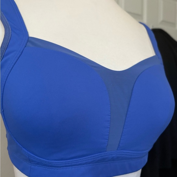 Lululemon Royal Blue Tata Tamer Supportive Bra with Sweetheart Neckline Size 36D - Picture 2 of 10